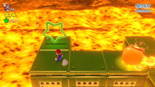 Super Mario 3D World Castle-7 Green Stars
