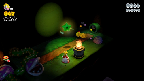 Super Mario 3D World Flower-3 Green Stars