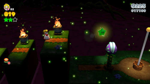 Super Mario 3D World Flower-3 Green Stars