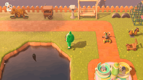 Animal Crossing New Horizons Pond and Park