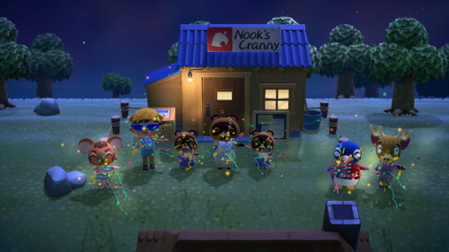 Animal Crossing Early Game Celebration