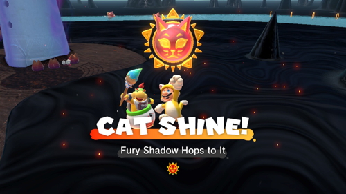 Bowser's Fury Risky Whisker Island Cat Shine