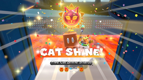 Bowser's Fury Roiling Roller Isle Cat Shine