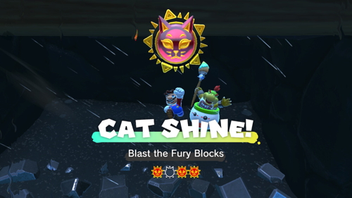Bowser's Fury Scamper Shores Cat Shine