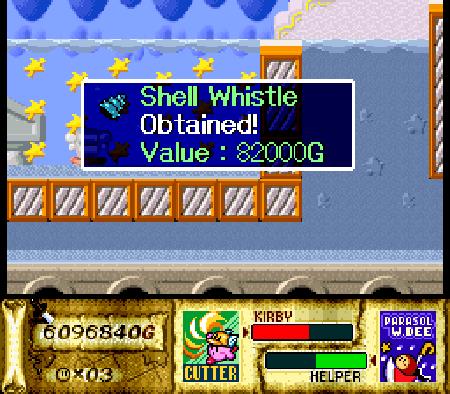 Kirby Super Star Shell Whistle