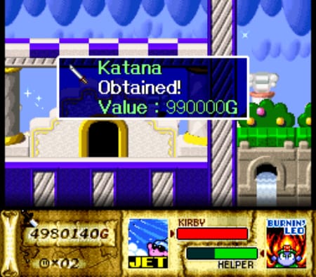 Kirby Super Star Katana