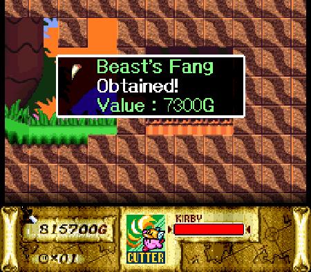 Kirby Super Star Beast's Fang