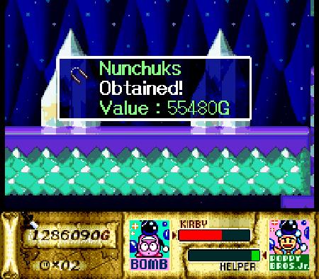 Kirby Super Star Nunchuks