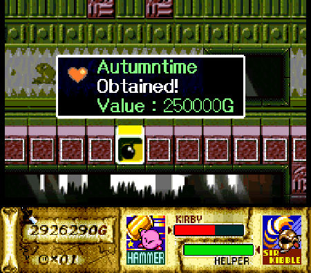 Kirby Super Star Autumntime