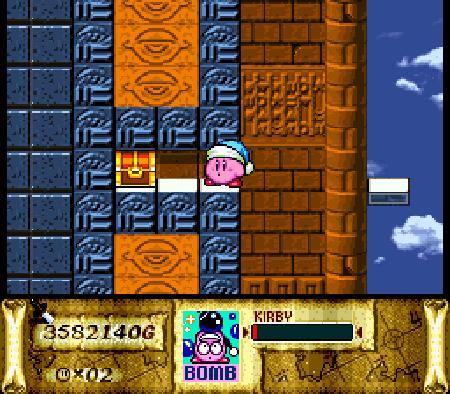 Kirby Super Star Mr. Saturn Minigame