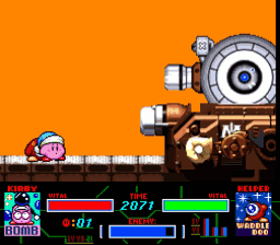 Kirby Super Star Combo Cannon Boss