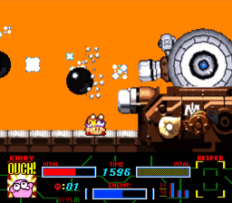 Kirby Super Star Combo Cannon Meta Knight Boss