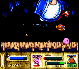 Kirby Super Star Cave Offensive First Boss