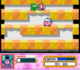 Kirby Super Star Lololo and Lalala Boss Blocks