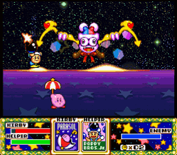 Kirby Super Star Marx Boss Fight
