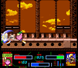 Kirby Super Star Meta Knight Fight