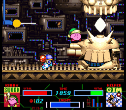 Kirby Super Star Reactor Laser