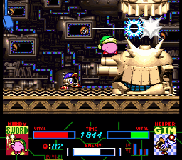 Kirby Super Star Reactor Boss Damage