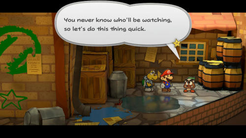 Paper Mario The Thousand Year Door Trouble Center