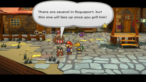 Paper Mario The Thousand Year Door Trouble Center