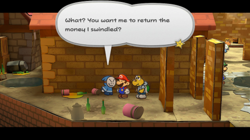 Paper Mario The Thousand Year Door Trouble Center