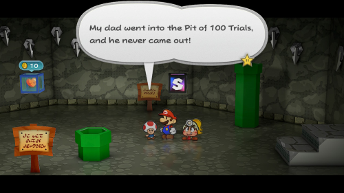 Paper Mario The Thousand Year Door Trouble Center